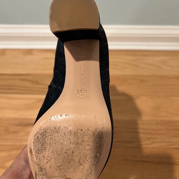 Gianvito Rossi Dark Blue Denim Boots - Picture 5 of 6